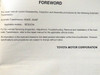 Toyota A340E / A340F Automatic Transmission Repair Manual Vehicle Application