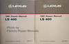 1991 Lexus LS400 Repair Manual Volume 1, 2