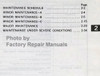 1981.5 Toyota Pickup L Series Diesel Engine Maintenance Procedures Table of Contents
