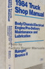 1984 Ford Ranger, Bronco II Shop Manual