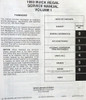 1993 Buick Regal Service Manual Volume 1 Table of Contents