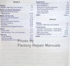 2018 Chevrolet Express GMC Savana GM Service Manual Table of Contents 2