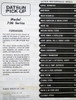 1980 Datsun Pick-up 720 Series Service Manual Table of Contents