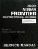 1999 Nissan Frontier 3.3L Service Manual