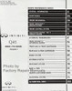 2001 Infiniti Q45 Service Manual Table of Contents 1