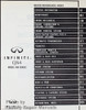1998 Infiniti QX4 Service Manual Table of Contents