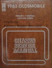 1983 Oldsmobile Cutlass Ciera Firenza Omega Chassis Service Manual