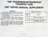 1996 Geo Tracker 4 Speed Automatic Transmission Overhaul Manual Table of Contents