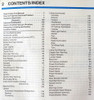 1988 Ford Taurus Mercury Sable Electrical & Vacuum Troubleshooting Manual Table of Contents