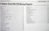 2015 Ford F650 F750 Electrical Wiring Diagrams Table of Contents