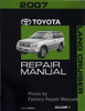 2007 Toyota Land Cruiser Repair Manual Volume 1