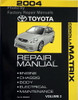 2004 Toyota Matrix Repair Manual Volume 2