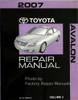 2007 Toyota Avalon Repair Manual Volume 3 of 3