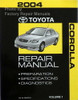 2004 Toyota Corolla Repair Manual Volume 1