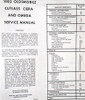 1982 Olds Cutlass Ciera and Omega Service Manual Table of Contents