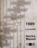 1989 Chevy Cavalier Service Manual