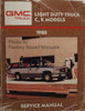 1988 GMC Light Duty Truck C/K Models Service Manual