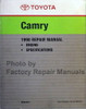 1990 Toyota Camry Repair Manual Volume 1 
