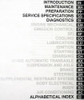 1999 Lexus ES 300 Repair Manual Table of Contents 1
