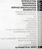 2001 Lexus ES 300 Repair Manual Table of Contents 1