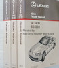 1994 Lexus SC400 SC300 Repair Manuals Volume 1, 2, 3