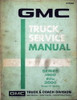 1972 GMC Truck Service Manual Light Duty Trucks Series 1500 thru 3500