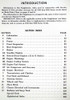 1972 GMC 7500 thru 9502 Truck Service Manual Supplement Table of Contents