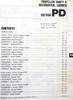1986 Nissan D21 Truck Final Drive Service Manual Supplement Table of Contents