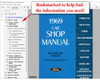 1969 Ford Lincoln Mercury Car Shop Service Manual