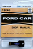1958 Ford Car Shop Manual on USB