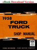 1958 Ford Truck Shop Manual eBook Download