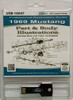1969 Ford Mustang Part and Body Illustrations on USB