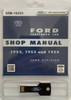 1952, 1953 and 1954 Ford Passenger Car Shop Manual Download