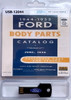 1944-1952 Ford Car and Truck Body Parts Catalog on USB