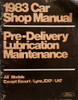 1983 Ford Lincoln and Mercury Maintenance and Lubrication Shop Manual Original