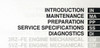 2000 Toyota 4Runner Repair Manual Volume 1 Table of Contents