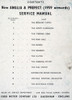 1959 1960 Ford Anglia and Prefect Service Manual Table of Contents