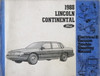 1988 Lincoln Continental Electrical & Vacuum Troubleshooting Manual