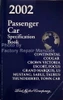 2002 Ford Car Specifications Book