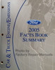 2005 Ford Lincoln Mercury Car & Truck Engine/Emissions Facts Book Summary