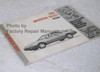1987 Merkur XR4Ti Electrical & Vacuum Troubleshooting Manual