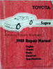 1988 Toyota Supra Repair Manual