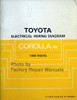 1986 Toyota Corolla FR Electrical Wiring Diagrams