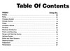 1991 Ford Bronco, Econoline, F-Series Truck Shop Manual Table of Contents 1