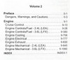 2013 Chevy Equinox GMC Terrain Service Manual Volume 2 Table of Contents