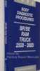 2002 Dodge Ram 2500 3500 Truck Body Diagnostic Procedures Manual