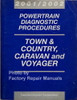 2001 2002 Town & Country Caravan Voyager Powertrain Diagnostic Procedures