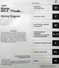 1991 Mazda Miata Wiring Diagrams Table of Contents
