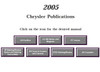 2005 Chrysler CS, LX, PT, JR, RS, ST22, ZH Service Publications