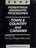 2005 Chrysler Town & Country Dodge Caravan Powertrain Diagnostic Troubleshooting Procedures